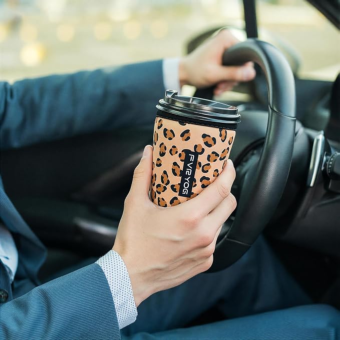 Reusable Insulated Neoprene Iced Coffee Sleeves - Image 3
