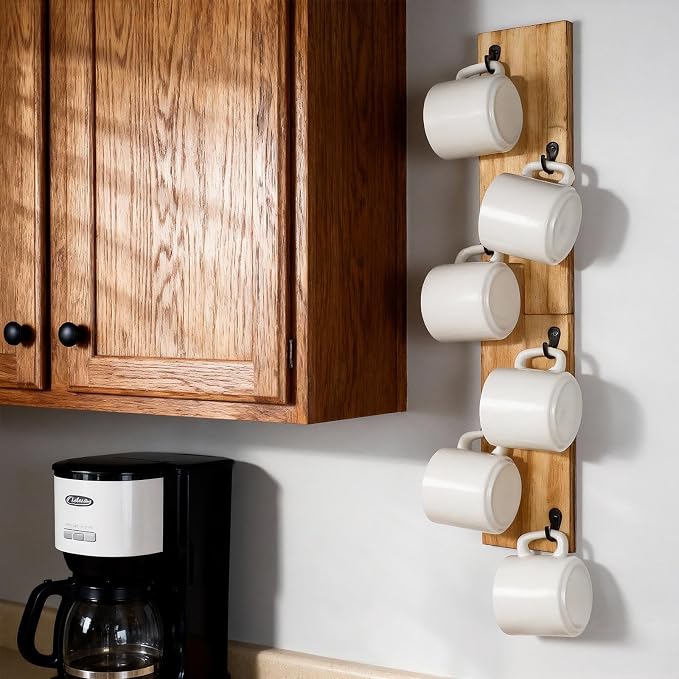 Yohsnor Coffee Mug Holder Wall Mount - Image 3