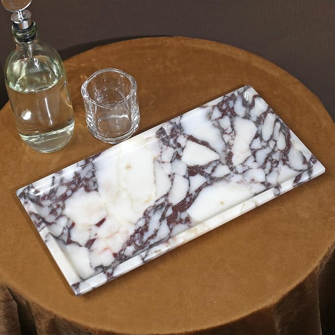 DUANYAN Natural Marble Tray, Coffee Table, Paper Cup, Cake Display, Coffee bar - Image 7