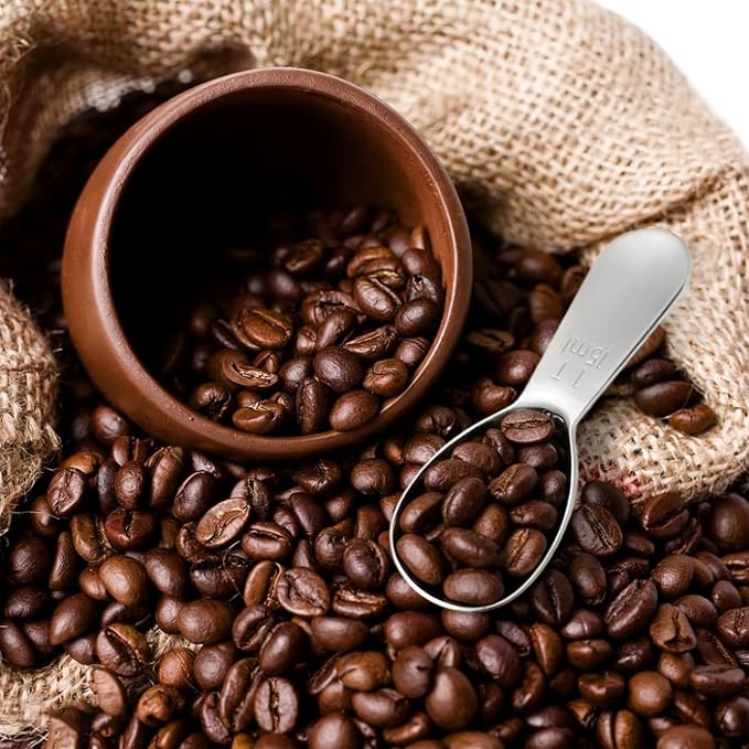 3 Pack 15ml 304 Stainless Steel Coffee Scoop, Short Handle Measuring Spoon - Image 5