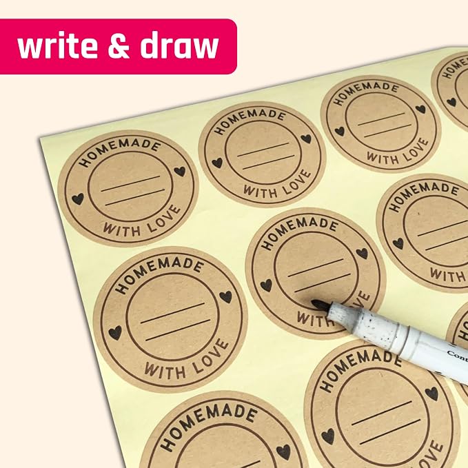 900 Pieces, Canning Labels for Jars to Write On - Image 3