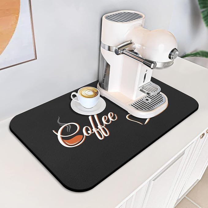 Coffee Mat - Classic Absorbent Bar Mat - Waterproof Kitchen Counter Decor - Image 7