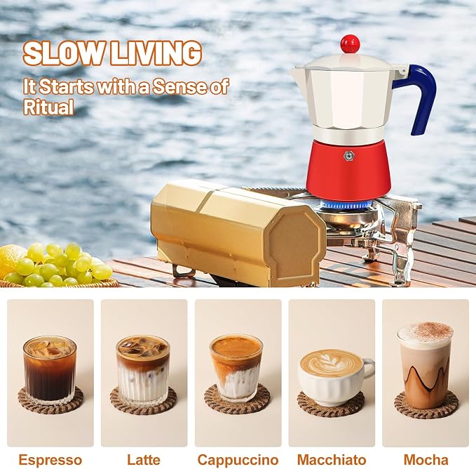 12 Cup Aluminum Espresso Stovetop Moka Pot Express Coffee Maker Percolator - Image 7