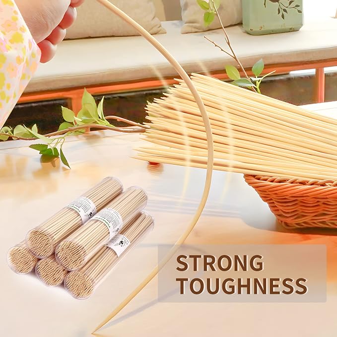 12 inch Bamboo Skewers, Premium Wooden Skewers without Splinters, Skewers - Image 4