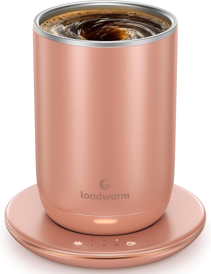 Self Heated Stirring Coffee Mug, 10oz Auto Mixing Cup by LooaWarm