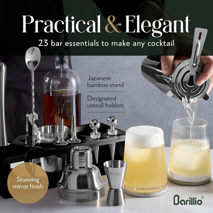Barillio Silver Bartender Kit - Image 4