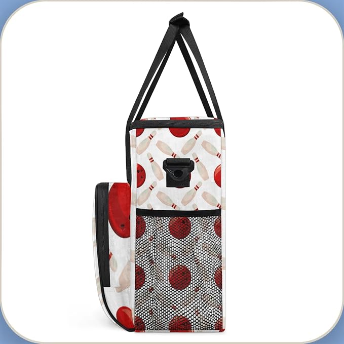 Bowling Ball Coffee Maker Travel Bag, Bowling Ball Large Carrying Storage Case - Image 4