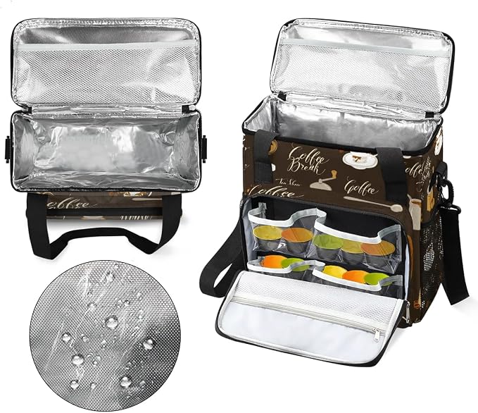 coffee sugar coffee beans Coffee Maker Carring Bag Travel Carrying Storage Tote - Image 3