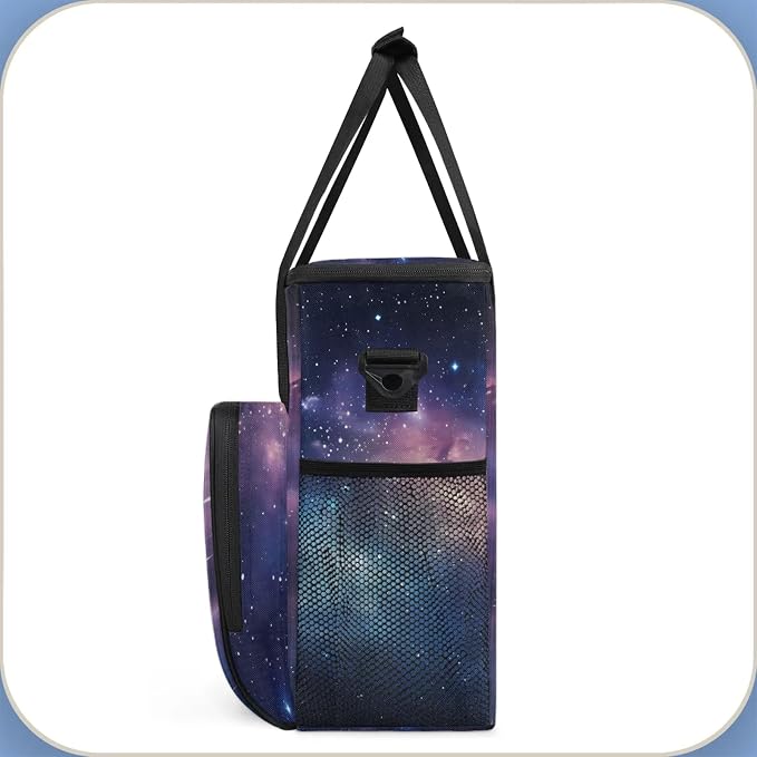 Galaxy Coffee Maker Carring Bag, Large Insulated Storage Organizer Case Tote - Image 4