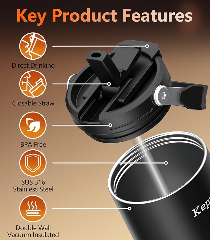 Kepwam Heated Coffee Mug Rechargeable T3, 20oz Self-Heating Travel Mug - Image 6