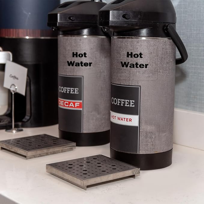 12 Pack Cling-on Labels for Hot Coffee Servers Clear Reusable Coffee Mug Labels - Image 6