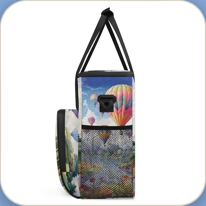 Hot Air Balloon Coffee Maker Carring Bag, Large Insulated Storage Organizer - Image 4