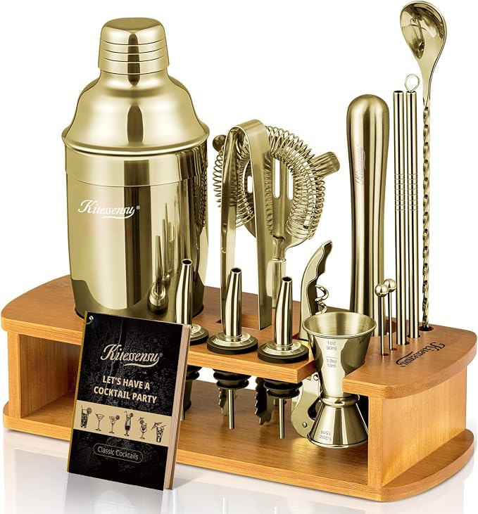 KITESSENSU Cocktail Shaker Set Bartender Kit by KITESSENSU
