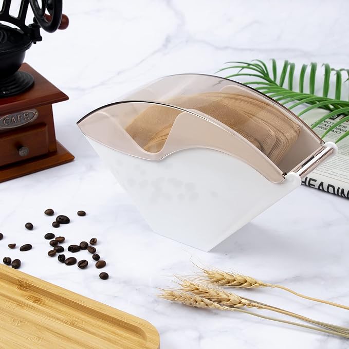 HOMEE Coffee Filter Holder, Coffee Filter Box - Image 2
