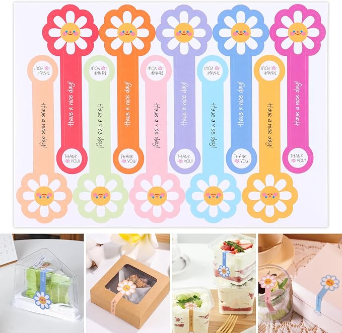 Beyonday 300pcs Handmade Lollipop Baking Stickers by beyonday