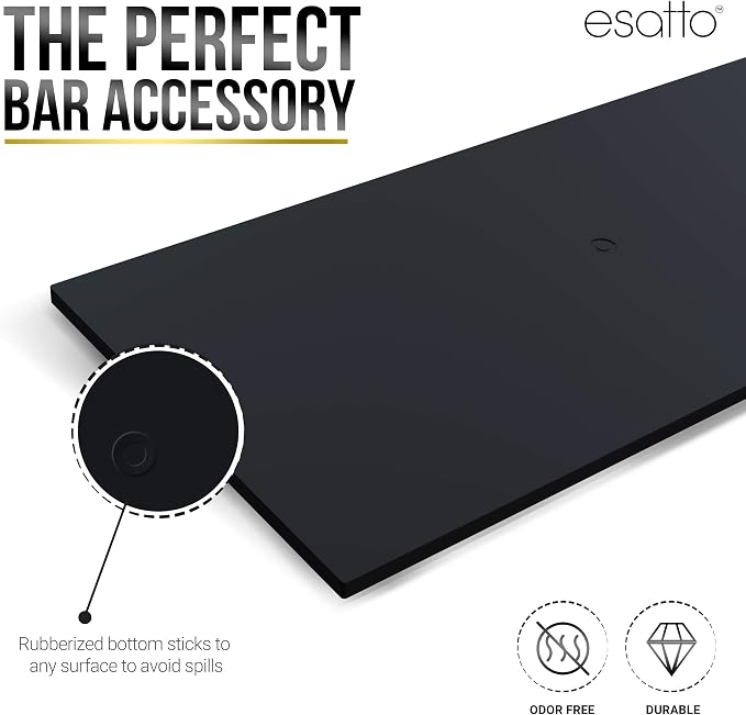 Esatto 6” x 12” Professional Bartender Mat, Useful in Kitchens, Coffee Shops - Image 4