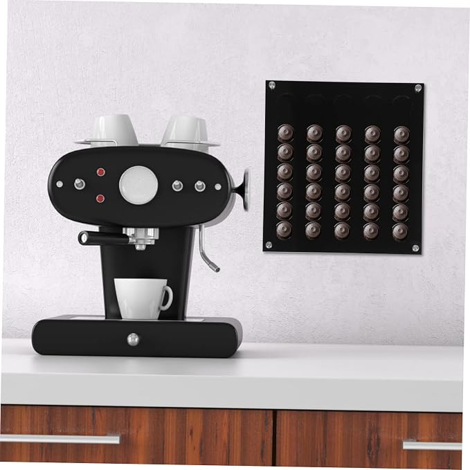 Alipis Coffee Capsules Organizer -mounted Acrylic Storage - Image 8