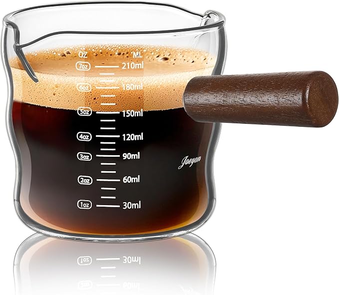 Joeyan Espresso Measuring Cup, Espresso Shot Cups, Glass Measuring Cup by JoeyanHousehold