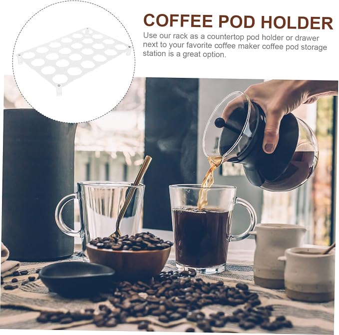 GLEAVI Coffee Capsule Holder Slot Transparent Coffee Storage Organizer - Image 6