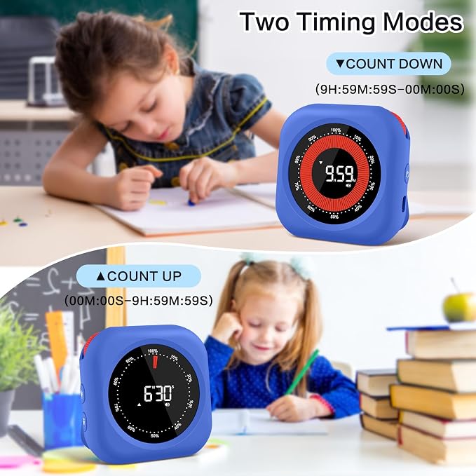 Visual Timer for Classroom Rechargeable, 10-Hour Digital Timers - Image 3