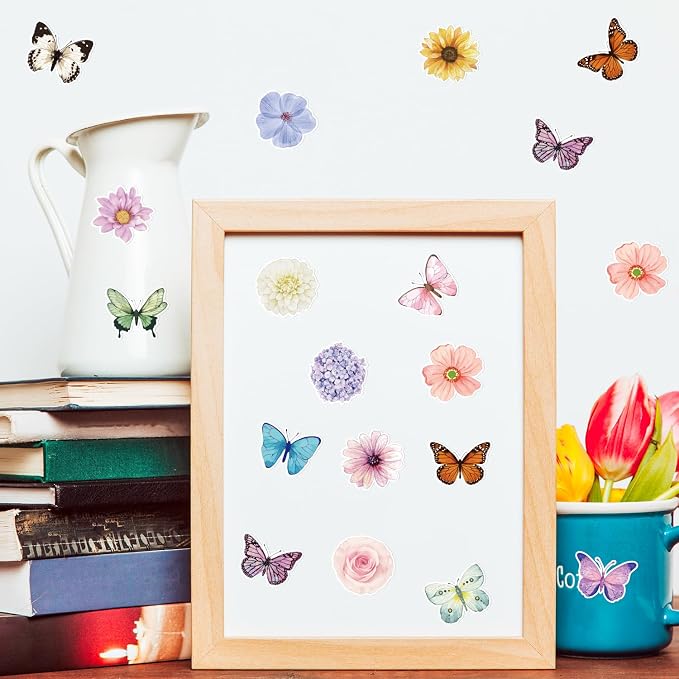 Haooryx Butterfly Flower Sticker Roll - Image 6