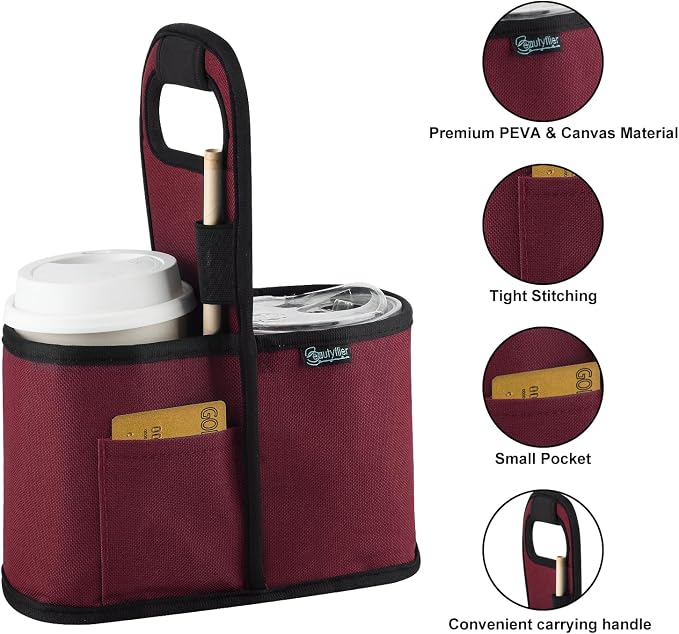Beautyflier Drink Carrier with Handle - Image 2