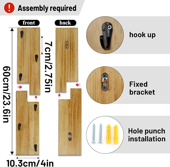 Yohsnor Coffee Mug Holder Wall Mount - Image 2