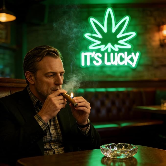 Weed Leaf Neon Sign Green LED Neon Lights Signs - Image 3