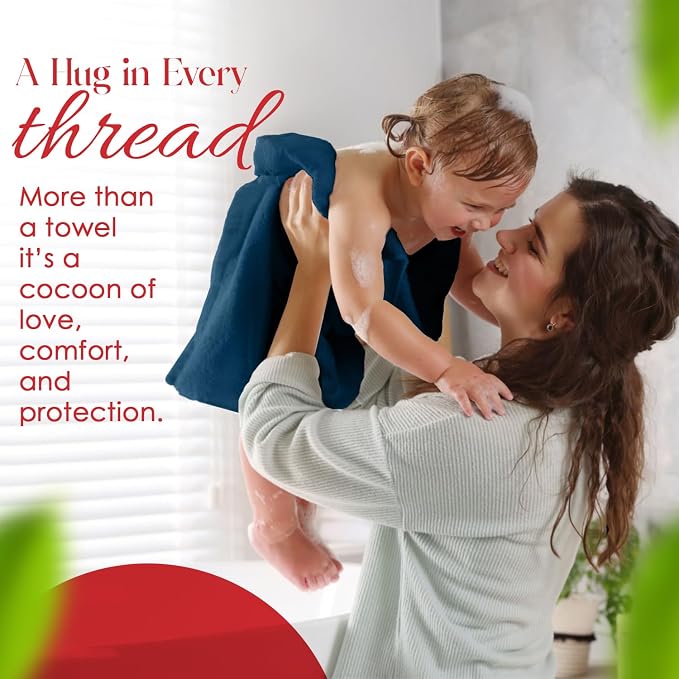 RIVERSIDE 100% Ring-Spun Cotton Bath Towels Set of 4 22 x 44 - Image 5