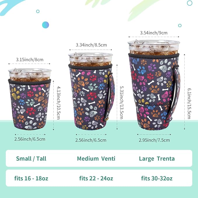 Iced Coffee Sleeve Insulator Sleeves - Image 2