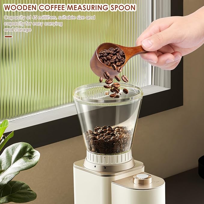 4 Pcs Wood Coffee Scoops, Wood Measuring Spoons, 45ml Coffee Measuring Spoons - Image 4