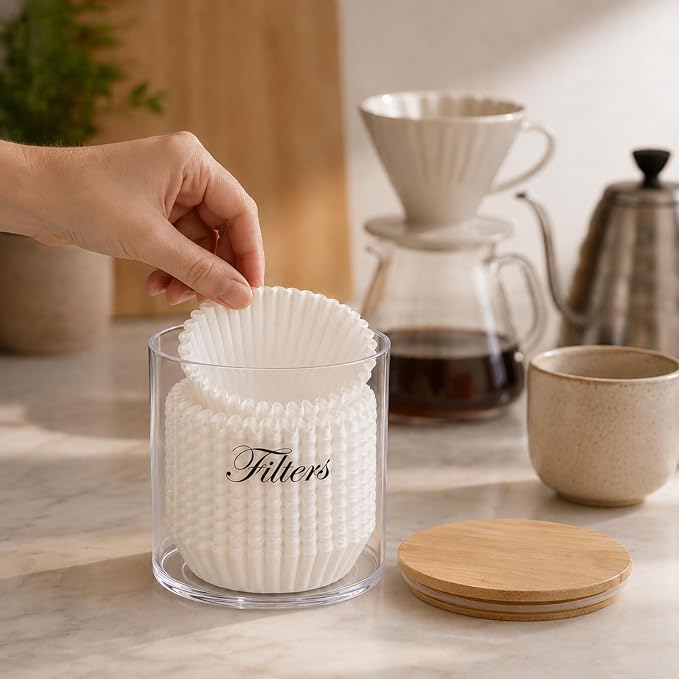 Coffee Filter Holder, Coffee Bar | PET plastic body, kitchen counter, coffee - Image 5