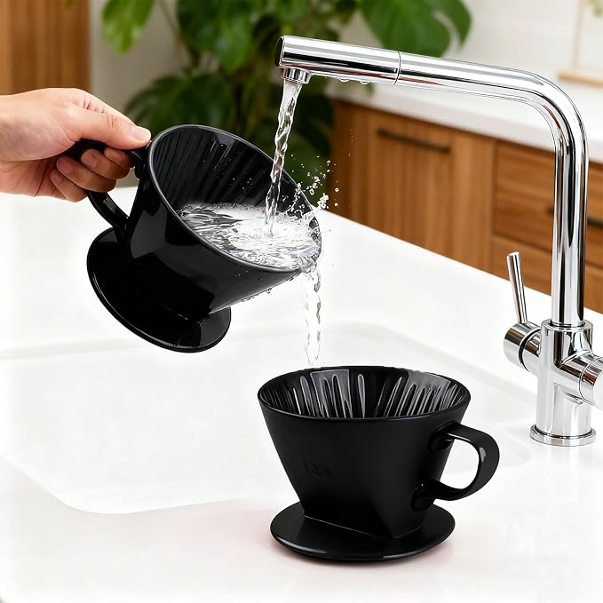 Handmade Pour Over Ceramic Coffee Dripper - Image 5