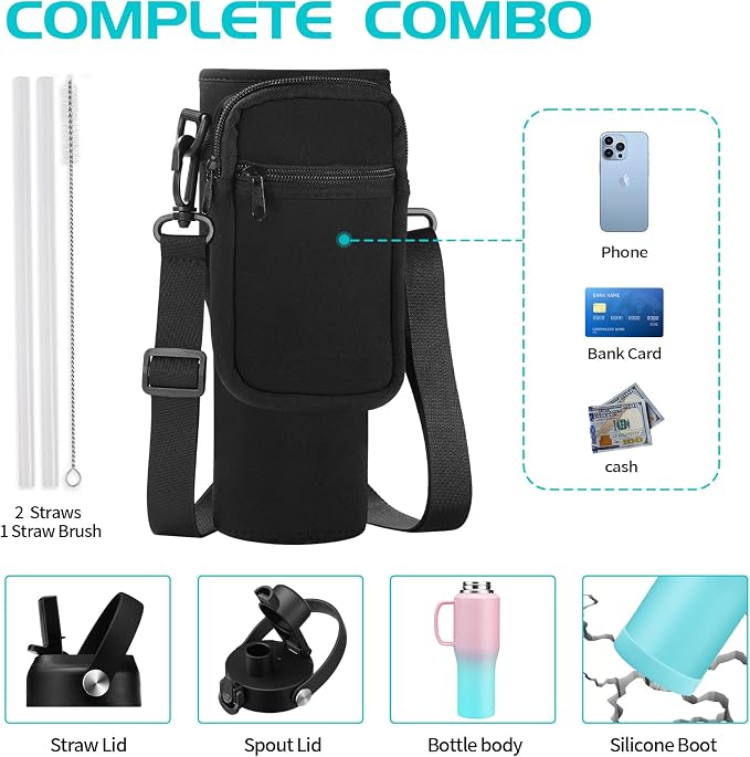 32oz Insulated Water Bottle - - Image 4