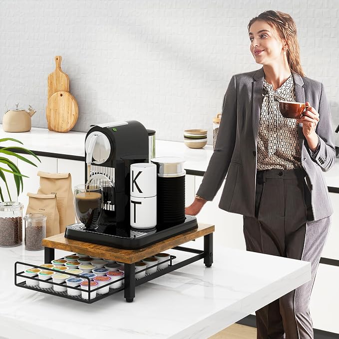 IBUYKE Wooden Coffee Pod Holder - Image 4