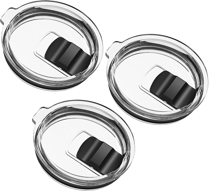 20 oz Tumbler Lid, 3 Pack Magnetic Slider Replacement Lids by DINCERPEN