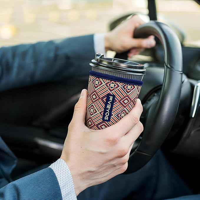Reusable Insulated Neoprene Iced Coffee Sleeves - Image 2