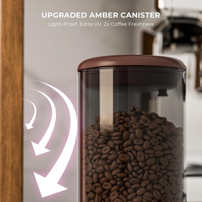 Amber Glass Coffee Canister 2-Pack - Image 4