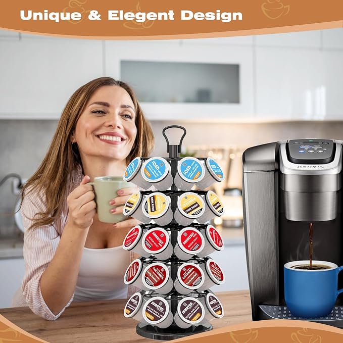 BLACKSMITH FAMILY 40 Pods Capacity Very Easy Assembly K Cup Holders, K Cup - Image 7