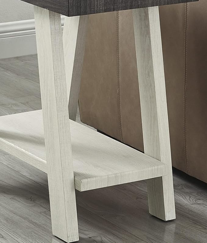 Contemporary Two-Tone End Table - Image 5
