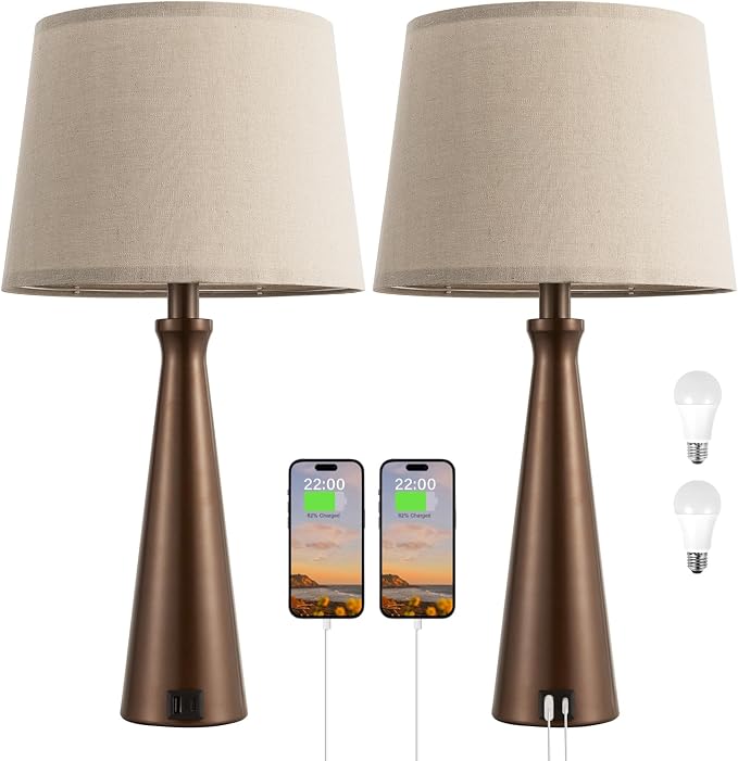 Seealle Modern Table Lamps Set of 2 - Image 9
