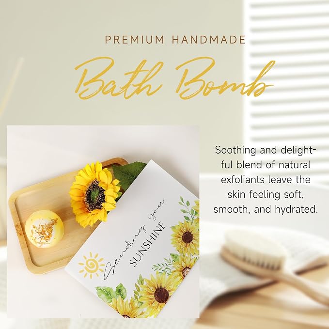 Birthday Gifts for Women, Get Well Soon Gifts Sending Sunshine Sunflower Gift - Image 6