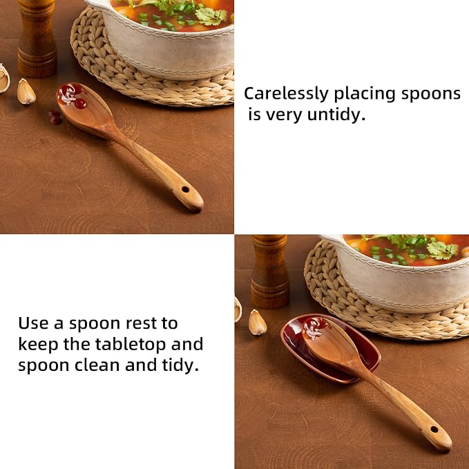 Ceramic Spoon Rest, and coffee stirrers while saving counter and drawer space - Image 6