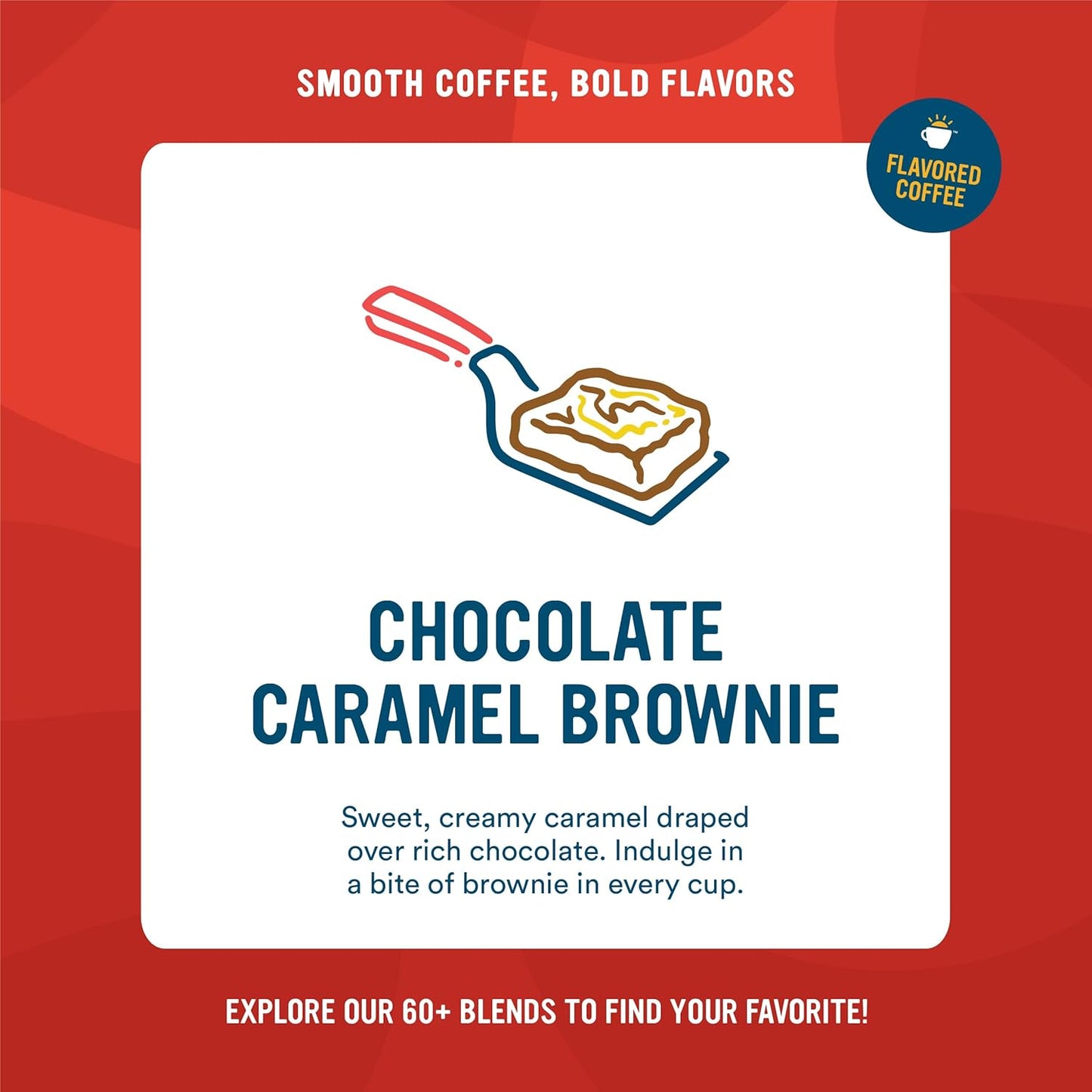 Cameron's Coffee Roasted Ground Coffee Bag, Chocolate Caramel Brownie, 32 Ounce