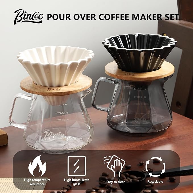 Bincoo 400ML Pour Over Coffee Maker Set - Image 6