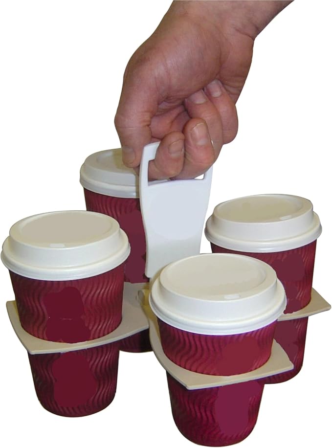 CarryAround Fold Away Cup Carrier/Caddy Take-Out Coffee Soft Drink Pint Beer - Image 6