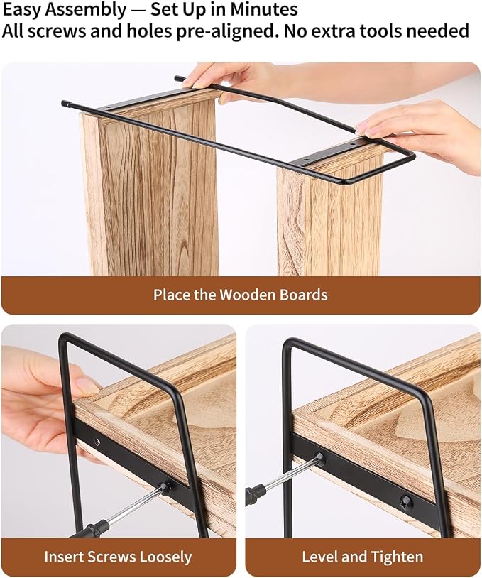 Coffee Bar Organizer for Countertop, 2-Tier Coffee Station Organizer - Image 5