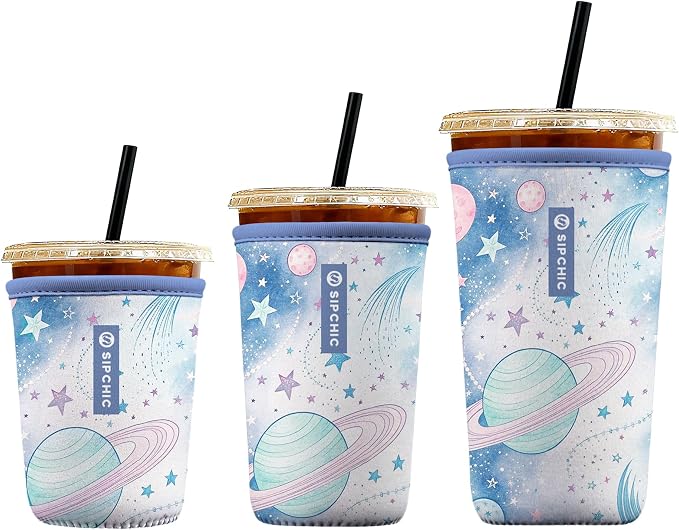 Iced Coffee Sleeve – Neoprene Reusable Cup Sleeves by Unknown