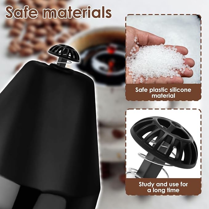 4 Pack Coffee Machine Brew Basket Bottom Spring Loaded Stopper Kits Replacement - Image 6