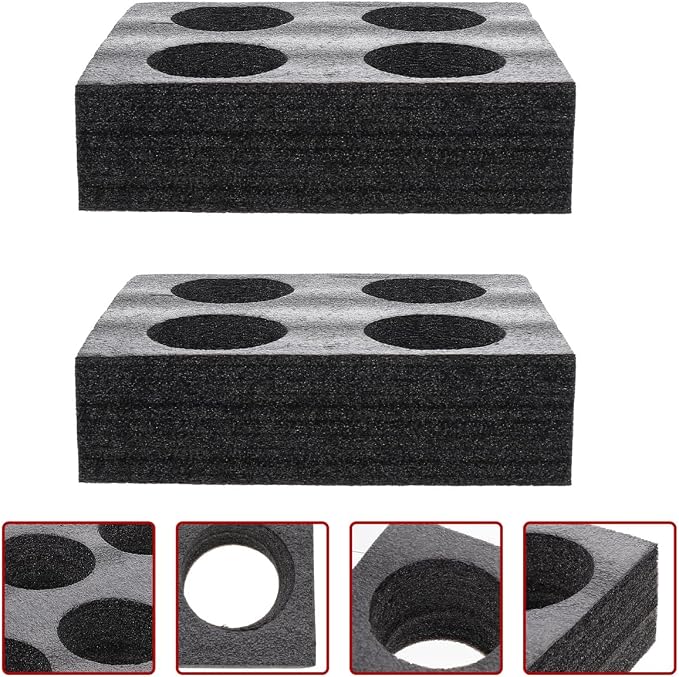 2Pcs Foam Cup Holder Tray, 4 Drink Cup Takeout Carrier Tray Cup Fixing Packing - Image 5